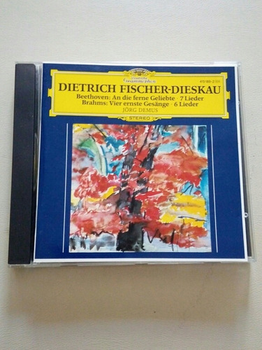 Dietrich Fischer Dieskau Beethoven Brahms Cd Alemania Frpt 