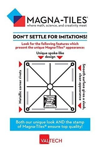 Juegos Magna-tiles - Juego De 32 Colores Transparentes, Las