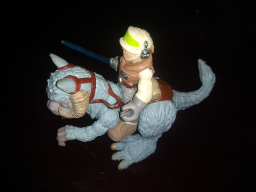 Star Wars Galactic Heroes Tauntaun Luke Skywalker Playskool