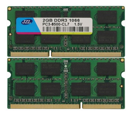 Imagen 1 de 5 de 2gb Memoria Ram Laptop Ddr3 Pc3-8500s 1066mhz Sodimm Nuevo