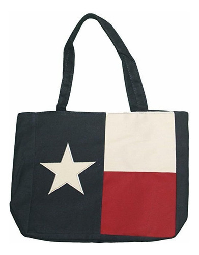 Bolso Tote Texas Flag Talla Única Azul Marino