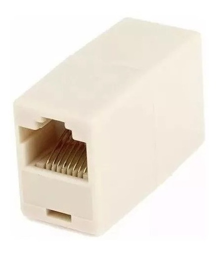 Union Rj45 Hembra Hembra Cupla Utp Cable Red Cat5 Cat6 X 10