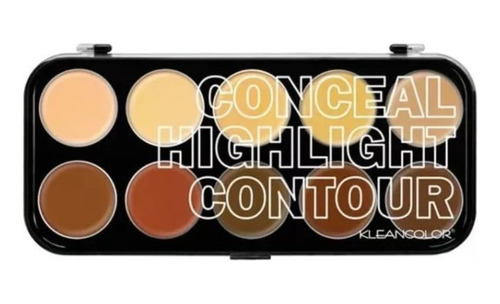 Paleta De Contorno Y Corrector  Kleancolor