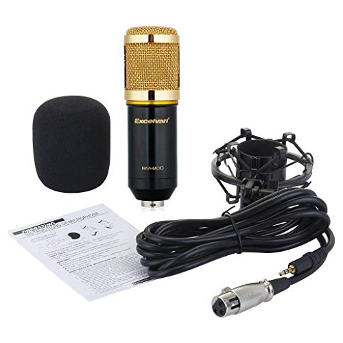 Leihao Profesional Microfono De Condensador Para Estudio De