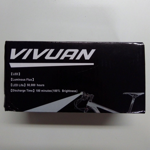 Imagem 10 de 10 de Farol Vivuan Vicinitech Vo-q3 Led 1000 Lumens E Recarregável