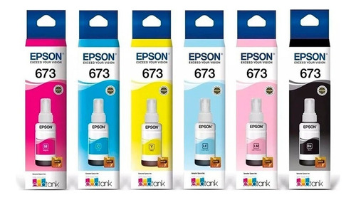 Sistema De Tinta Continuo  Epson T673 Con Capacidad De 70cc