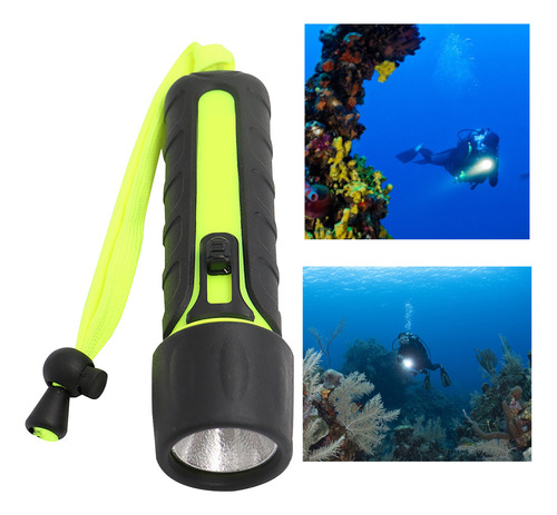 Nueva Linterna Led De Buceo Con Luz Fuerte, 4 Luces Aa Para