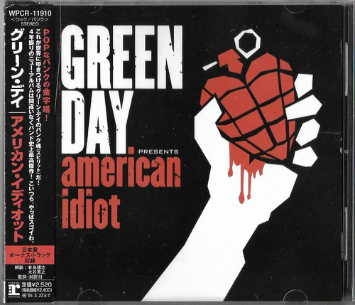 Green Day Cd American Idiot Cd Japones Obi Bonus Track