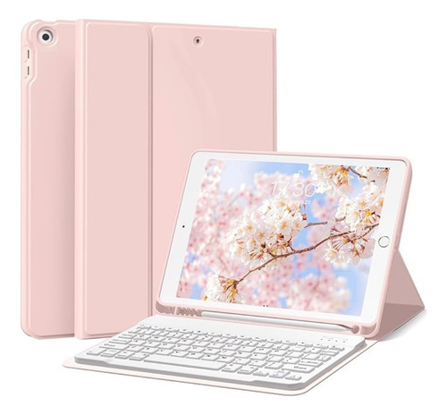 Funda Teclado Para iPad 5°/6° Gen. 9.7 Pulgadas Español