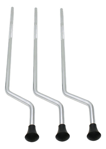 3 Uds Piso Tom Pierna Soporte Rack Soportes Hardware Tambor