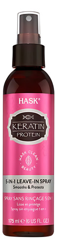 Hask Proteína De Keratina Acondicionador Sin Enjuague 5 En 1