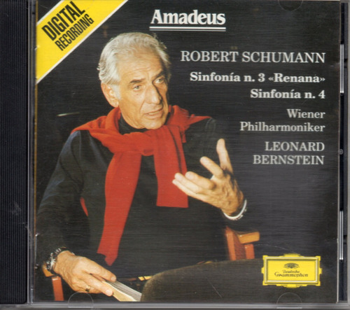 Amadeus Roberto Schumann Sinfonia 3  Cd Ricewithduck