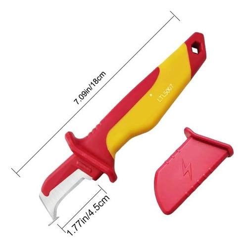 Cuchillo Aislante For Herramientas De Electricista Pelacable