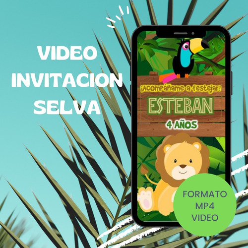 Invitacion Video Safari Selva