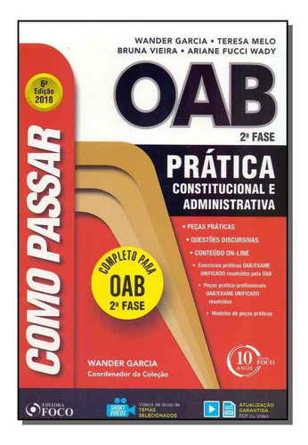 Como Passar Na Oab 2ª Fase - Prática Constitucional E Admin