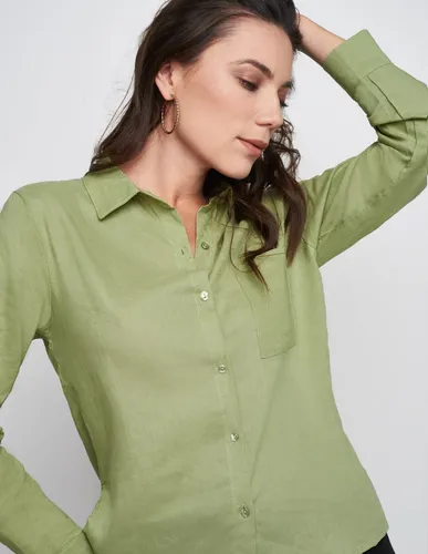 Camisa blanca basica mujer sale