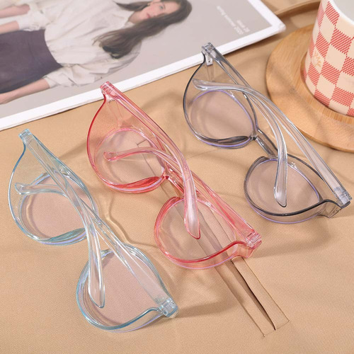 Nuevas Gafas Redondas Con Lente Plana Antiazul Y Marco Esmer
