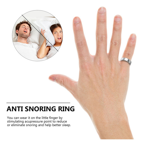 Anillo De Aleación De Moda Con Imán Para Roncar Para Dormir,