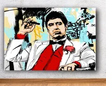 Comprar Cuadro Decorativo En Canvas Scarface Tony Montana Arte - 51