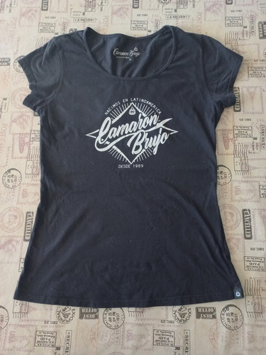 Remera De Dama Camarón Brujo (Usado)