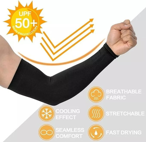 Mangas Protectoras Para Brazos Protección Solar Uv,5 Pares