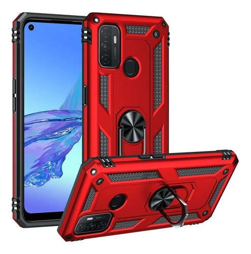 Funda Uso Rudo Anillo Magnetico For Oppo