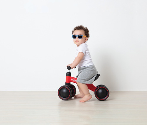 Bicicleta Apoio Andador Bebê Infantil Equilíbrio Buba Outlet Cor Vermelho