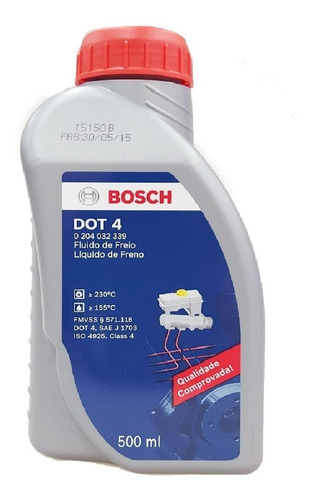 Liquido De Frenos Bosch Dot 4 Tipo 4 500 Ml 0986bb3982