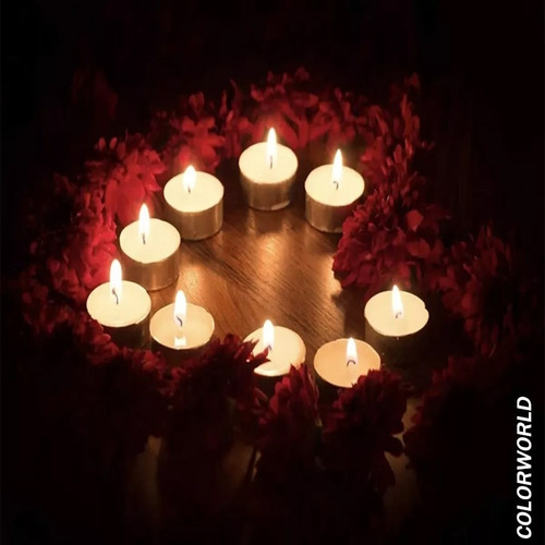 Y 100 Pzs Velas Tea Light Flotantes Sin Aroma De Alta