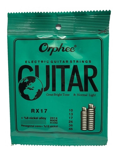 Pak Cuerdas Guitarra Electrica Orphee 10-46 T/ Ernie Ball