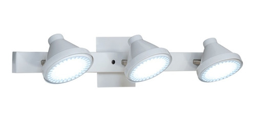 Aplique Pared Techo 3 Luces Oslo Ar111 Blanco Gu10