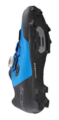 Imagem 2 de 4 de Sapatilha Shimano Mtb Xc5 Xc502 Azul C/ Sistema Boa