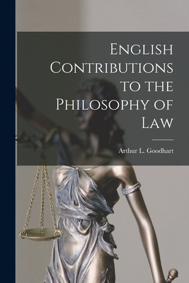 Libro English Contributions To The Philosophy Of Law - Go...