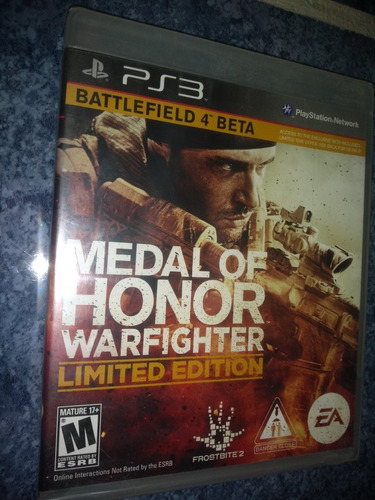 Playstation Ps3 Video Game Medal Of Honor Warfighter Físico