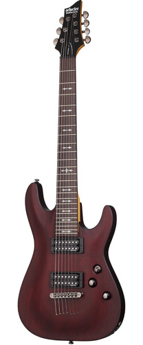 Schecter Omen-7 Swn Guitarra Eléctrica Sólida 7 Cuerdas Noga