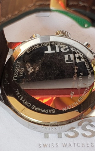 Tissot Chrono Xl Reloj Deportivo Acero Inoxidable Excelente Café Azul Azul (Usado)