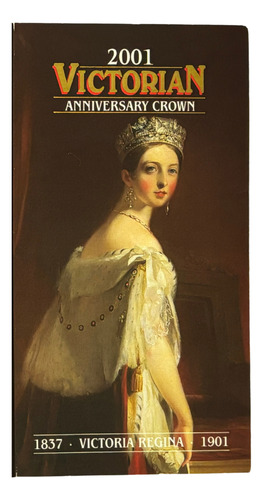 Moeda Oficial 2001 5 Libras Rainha Victoria Inglaterra