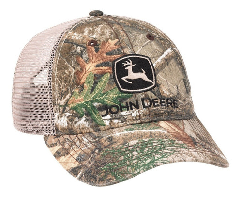 Gorra Camo Realtree Logo Original John Deere Hombre Caceria