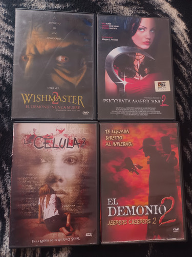 La Célula 2 / El Demonio 2 / Psicópata 2 / Wishmaster 2 (Usado)