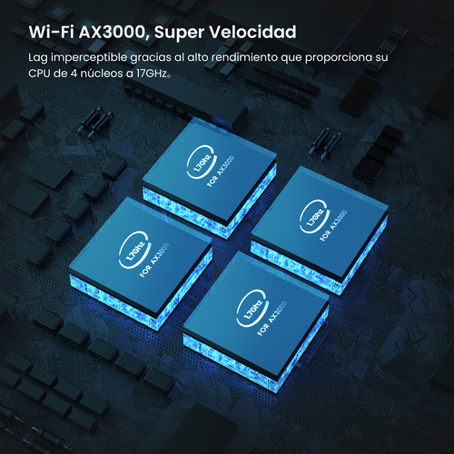 Tenda Ex12 Router Doble Banda 3000 Mbps Blanco