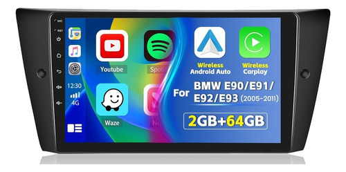 Estéreo 2+64g Android Para Bmw Serie 3 328i 335i 325i 05-11