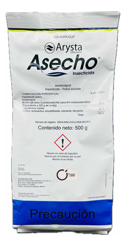 Asecho Insecticida Acetamiprid 500 Gramos
