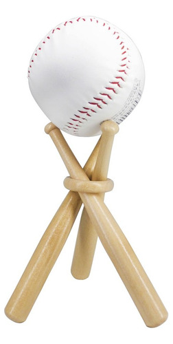 Zhtool Soporte De Exhibicion De Beisbol De Madera (paquete D