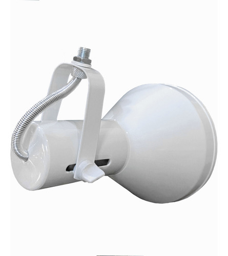 Kit 10 Spot Trilho Calha Perfilado Eletrocalha Led E27 Par38 Estrutura Branco