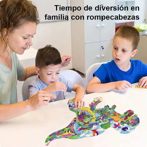 Quebra-cabeça De Dinossauros E Animais - Brinquedos