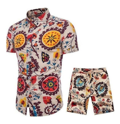 Ropa Casual Ropa De Playa Pieza Hombres Conjuntos