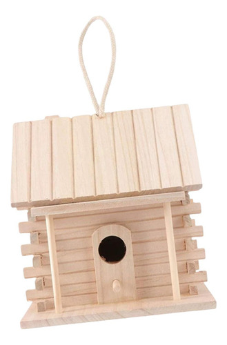 Caja De Anidación De Pájaros De La Casa De Madera, Casa De