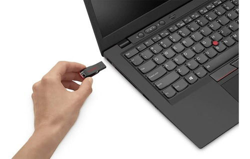 Kit 5 Pendrive Usb 64gb Flash Drive Memory Stick Blade 2.0 Cor Preto E Vermelho Lisa