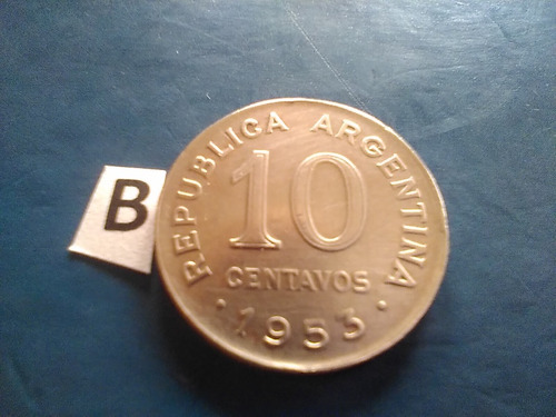 Moneda 10 Centavos De Argentina De 1953