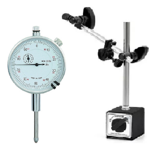 Base Magnética + Reloj Comparador Centesimal Ruhlmann Combo